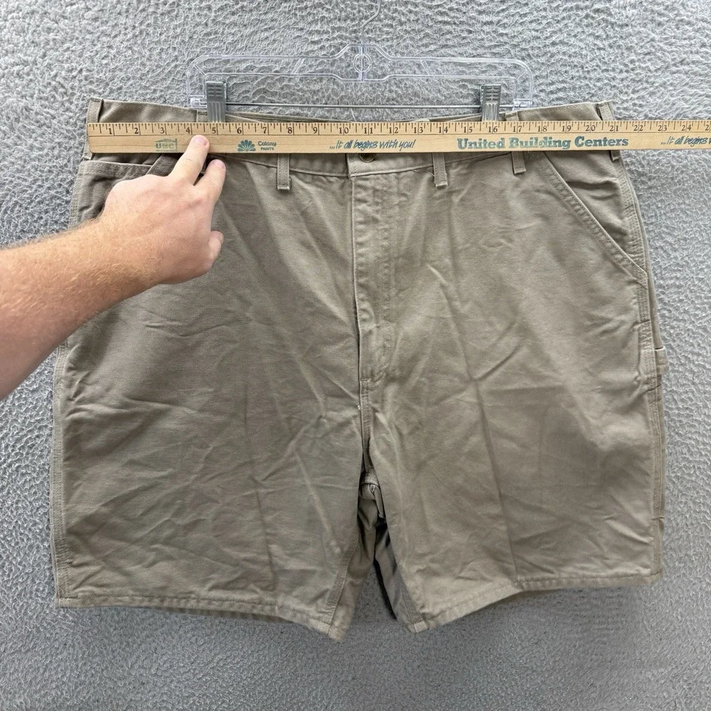 Carhartt Shorts Mens 44 Tan Carpenter Workwear Grunge Made In USA B25 DES Y2K